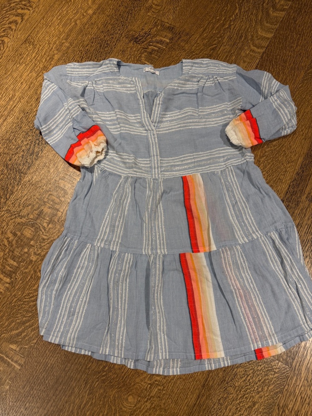 Lem Lem Light Blue striped cover up